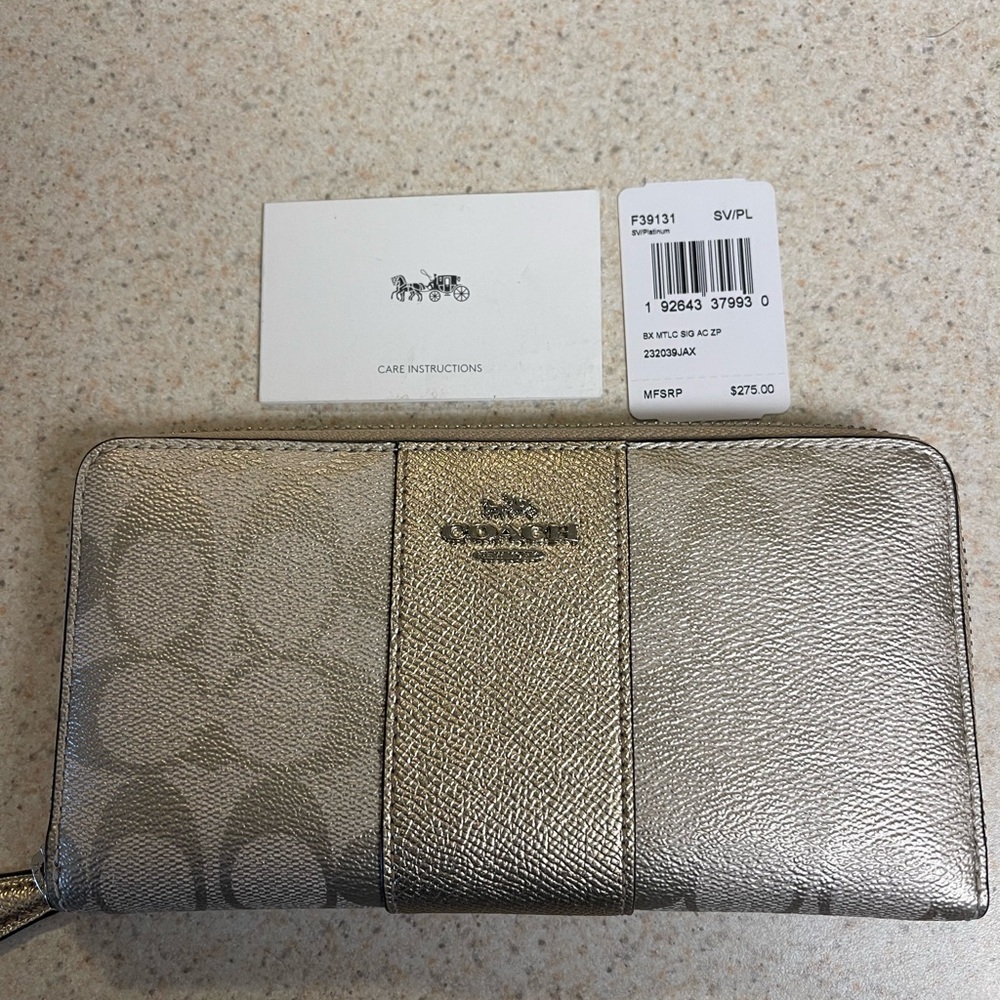 NWT coach wallet